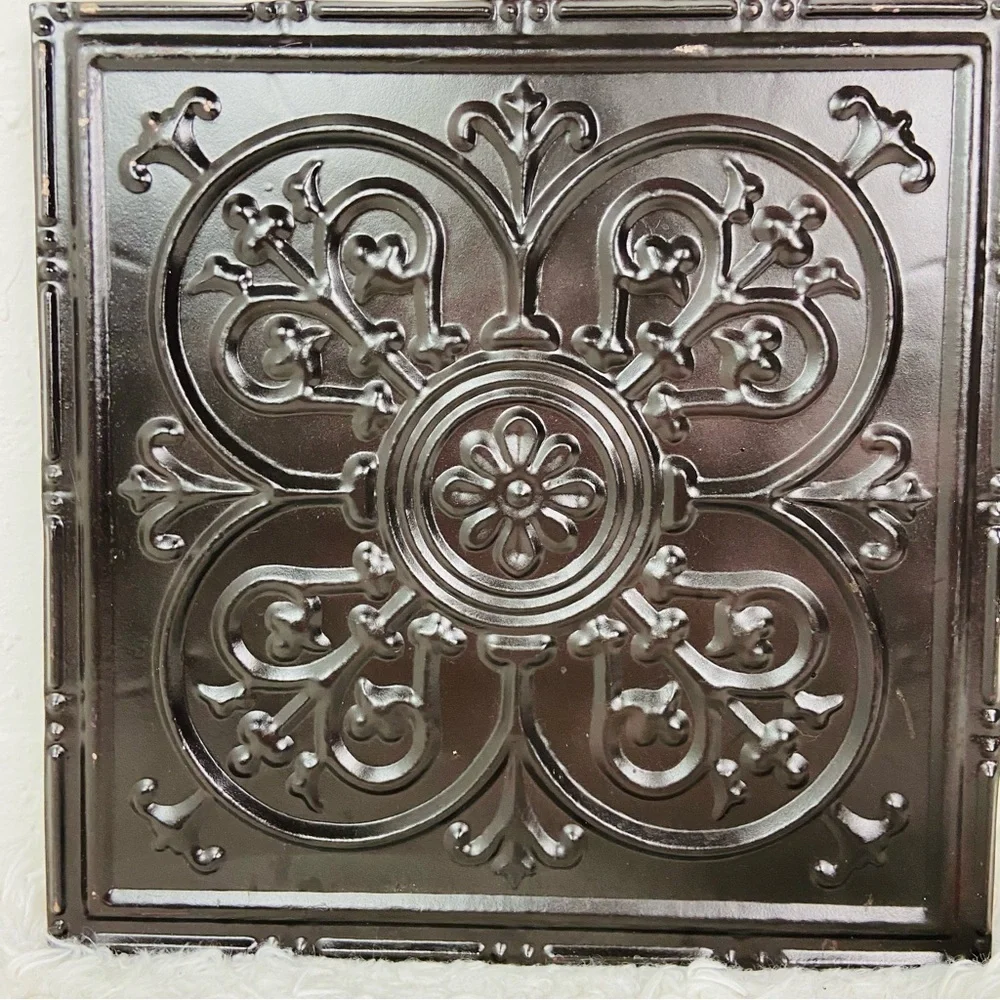 UNBRANDED brown design square wall hanging decor design decoration